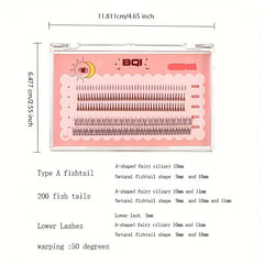Mermaid Tassel False Eyelashes Lightweight Natural Curling Lashes