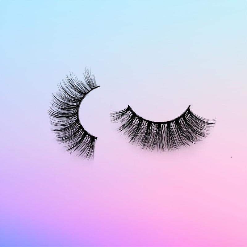 20 Pairs 3D Faux Mink Lashes Natural False Eyelashes for Extensions