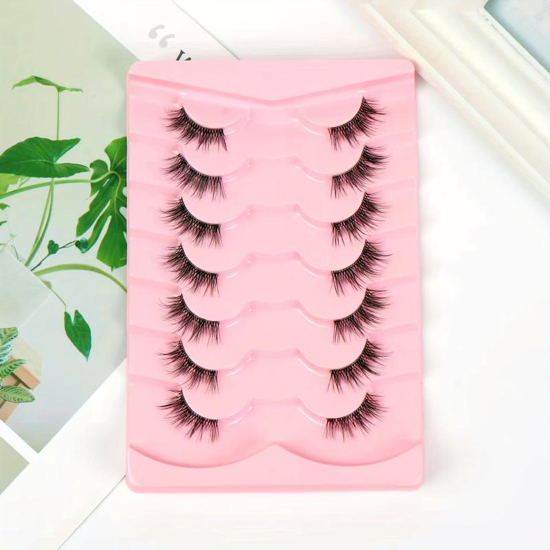 Natural 3D Fluffy Half Eye False Eyelashes