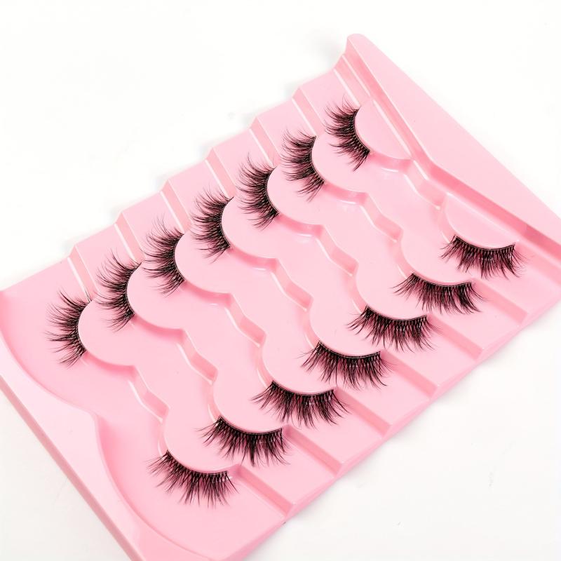 Natural 3D Fluffy Half Eye False Eyelashes