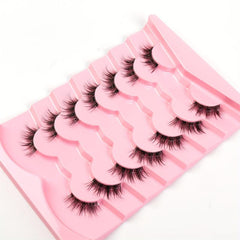 Natural 3D Fluffy Half Eye False Eyelashes