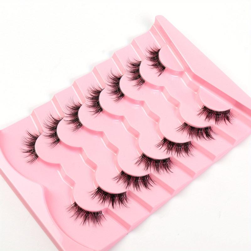 Natural 3D Fluffy Half Eye False Eyelashes