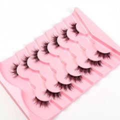 Natural 3D Fluffy Half Eye False Eyelashes