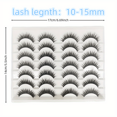 Faux Mink Hair False Eyelashes Thick Fluffy Dramatic Reusable False Eyelashes