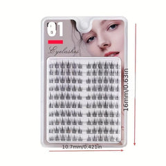 10 Rows Cluster Lashes 120pcs Clusters False Eyelashes DIY