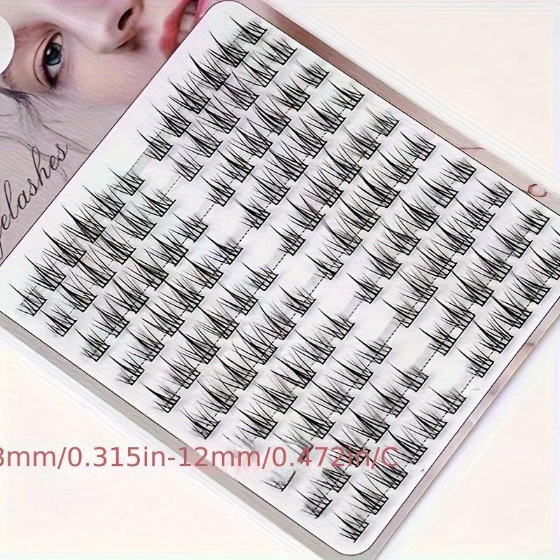 10 Rows Cluster Lashes 120pcs Clusters False Eyelashes DIY
