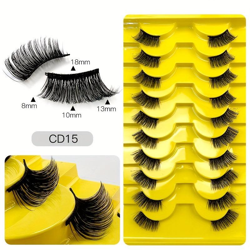 Half Eye Lashes Layer Crossed Self Grafting False Eyelashes