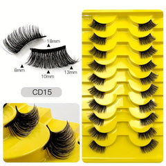 Half Eye Lashes Layer Crossed Self Grafting False Eyelashes