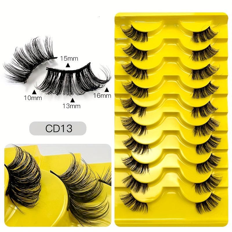Half Eye Lashes Layer Crossed Self Grafting False Eyelashes