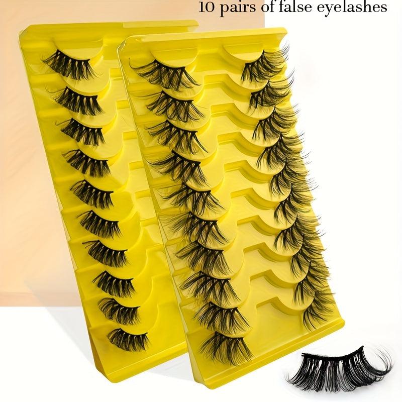 Half Eye Lashes Layer Crossed Self Grafting False Eyelashes