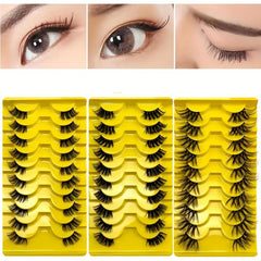 Half Eye Lashes Layer Crossed Self Grafting False Eyelashes