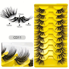 Half Eye Lashes Layer Crossed Self Grafting False Eyelashes