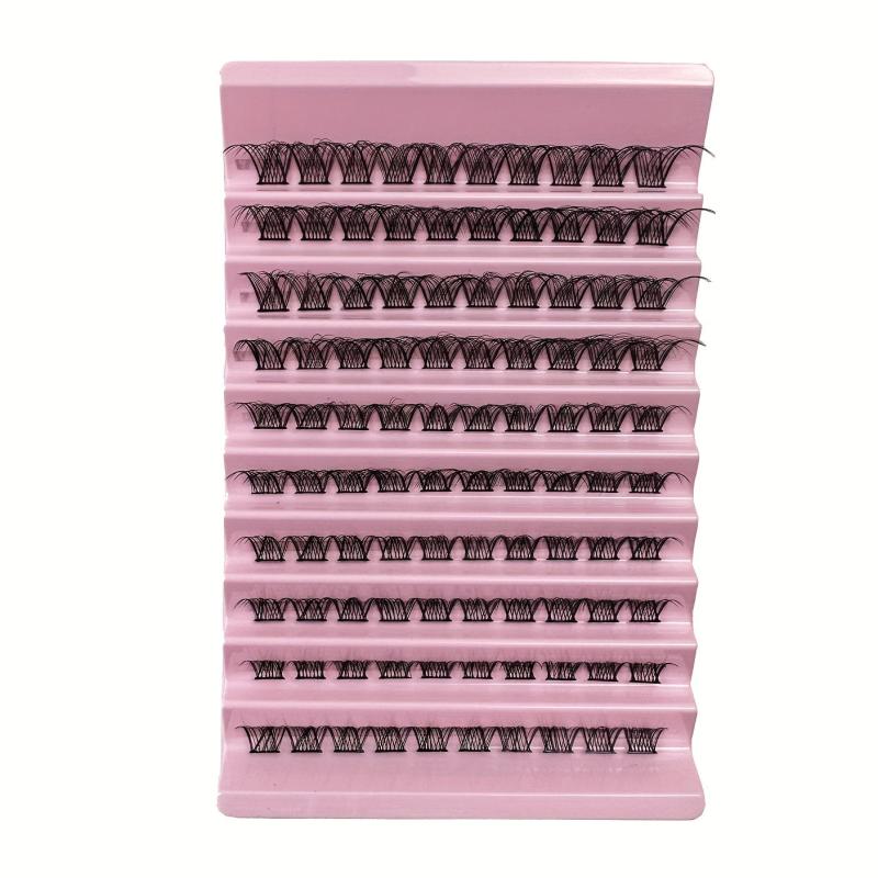 100pcs Mix D Curl Cluster Lashes 8-16mm Soft & Natural False Eyelashes DIY