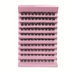 100pcs Mix D Curl Cluster Lashes 8-16mm Soft & Natural False Eyelashes DIY