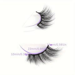 10 Pairs Natural Wispy 3D Faux Mink False Eyelashes