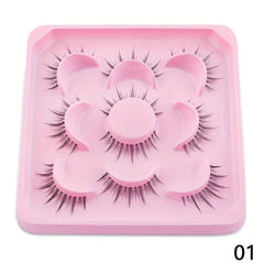 5 Pairs Little Devil Style False Eyelashes Cosplay Natural Look Lashes