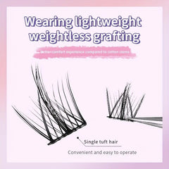 Segmented False Eyelashes for Natural Look
