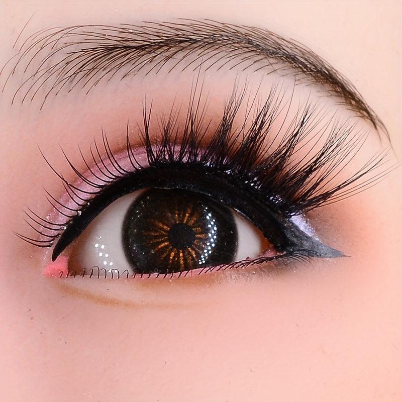 5 Pairs Half Eye Lashes Natural Look C Curling Short Wispy False Eyelashes