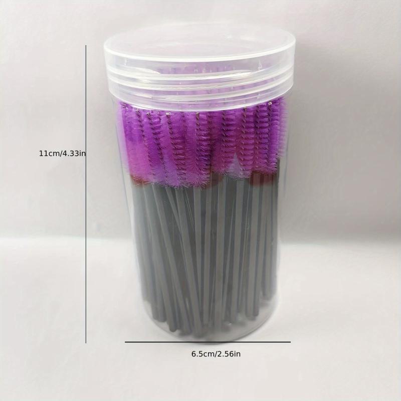 100PCS Eyelash Brush Mascara Wands Kit For Extensions