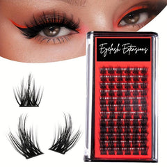 DIY Cluster Lashes Natural Thick Segmented False Eyelashes DM005