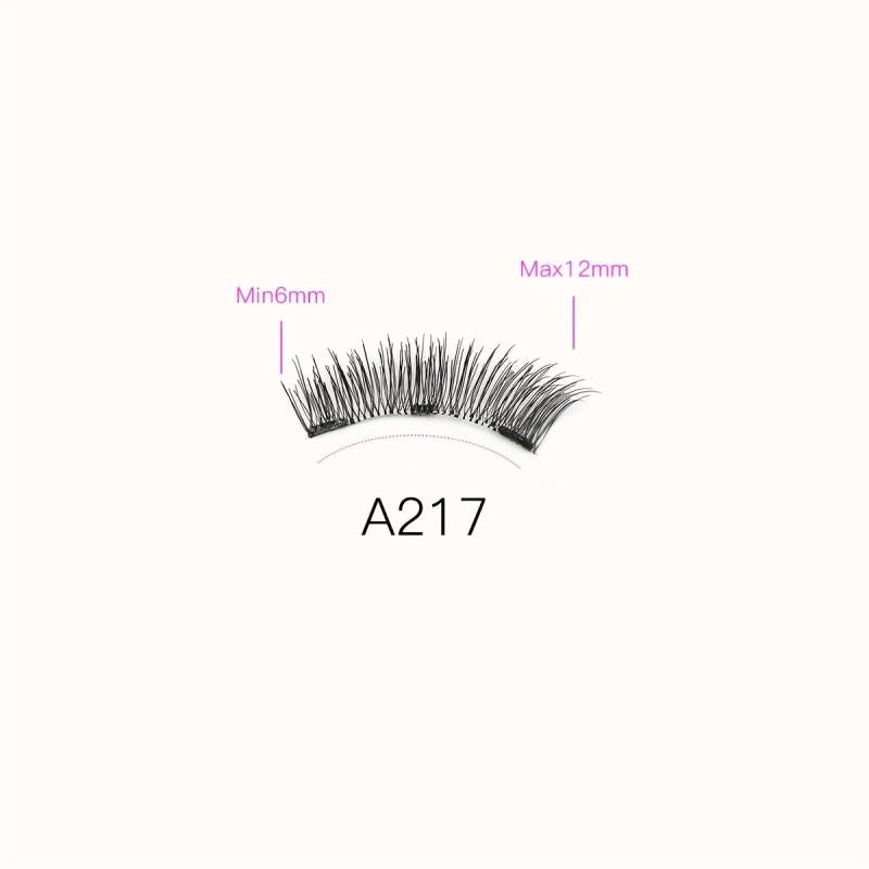 Magnetic Eyelashes & Applicator Tool Kit for Natural Look