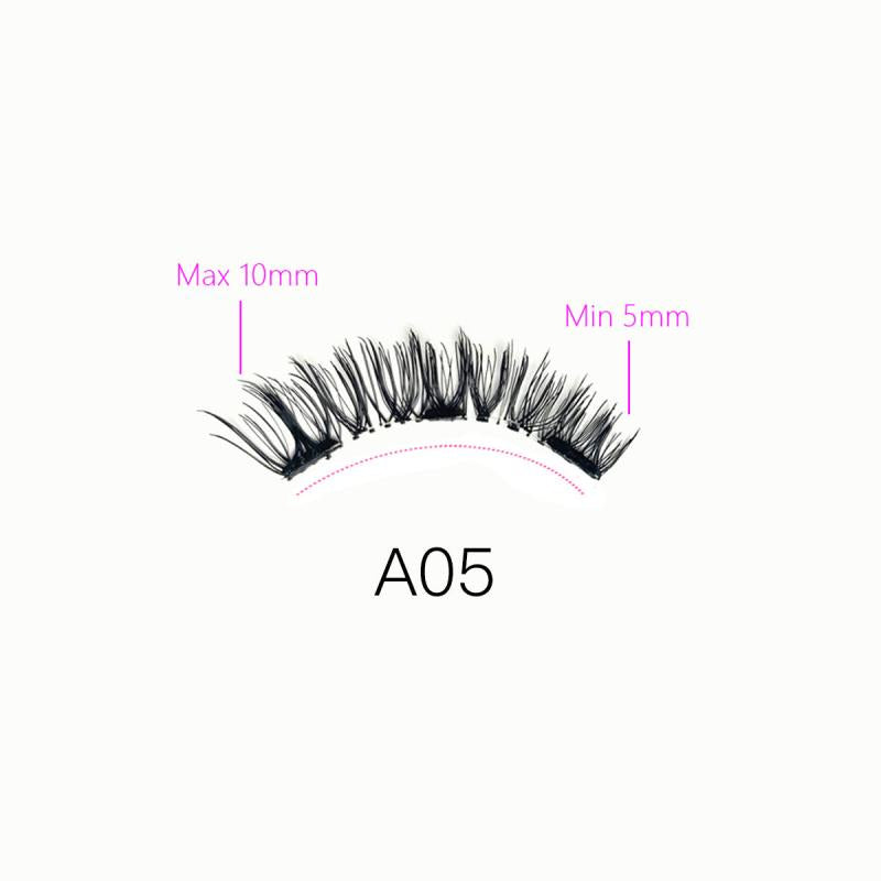 Magnetic Eyelashes & Applicator Tool Kit for Natural Look