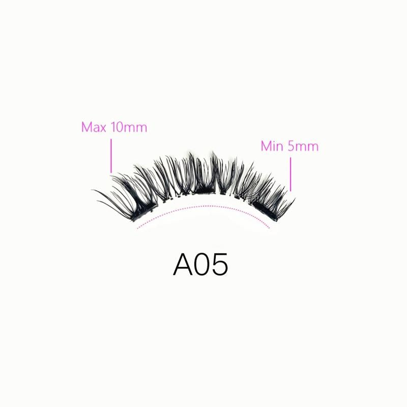 Magnetic Eyelashes & Applicator Tool Kit for Natural Look
