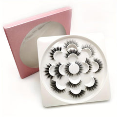 7 Pairs Fluffy Makeup Eyelashes Dramatic 5D Strip Lashes