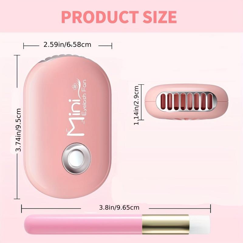 Mini Lash Fan Brush 3 Speed Eyelash Extension Supplies