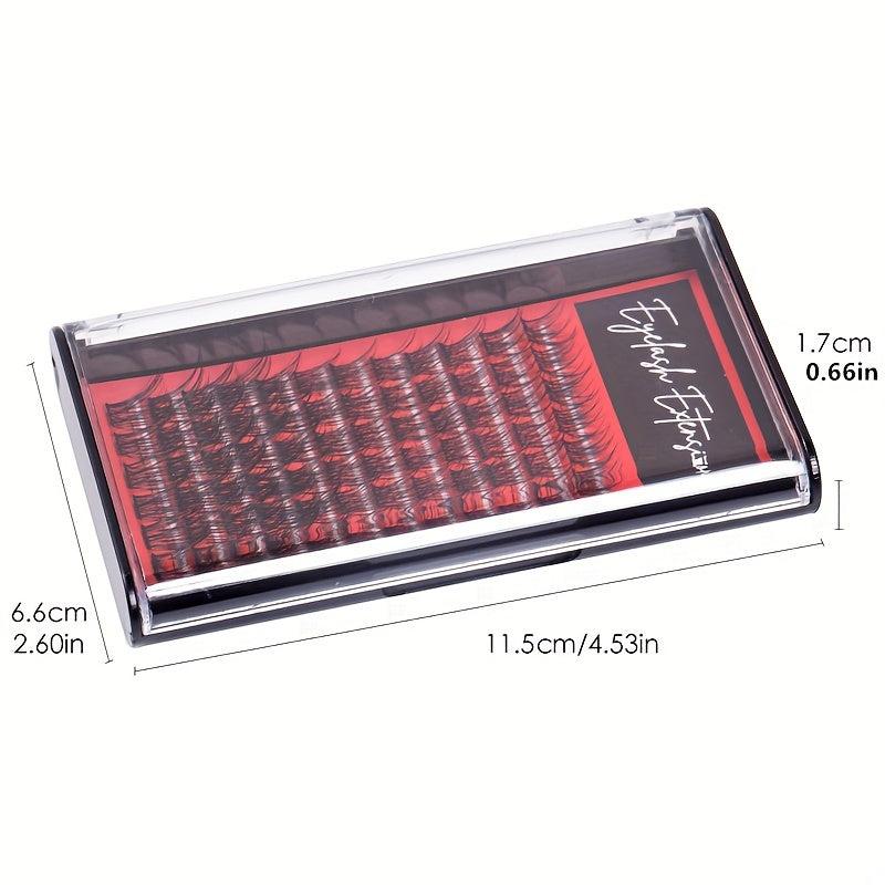 DIY Cluster Lashes Natural Thick Segmented False Eyelashes DM007