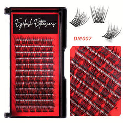 DIY Cluster Lashes Natural Thick Segmented False Eyelashes DM007