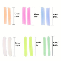 Rainbow Silicone Eyelash Pad & Stick Set 6 Pairs