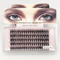 5 Rows False Eyelashes Single Cluster Pointed Base False Eyelashes