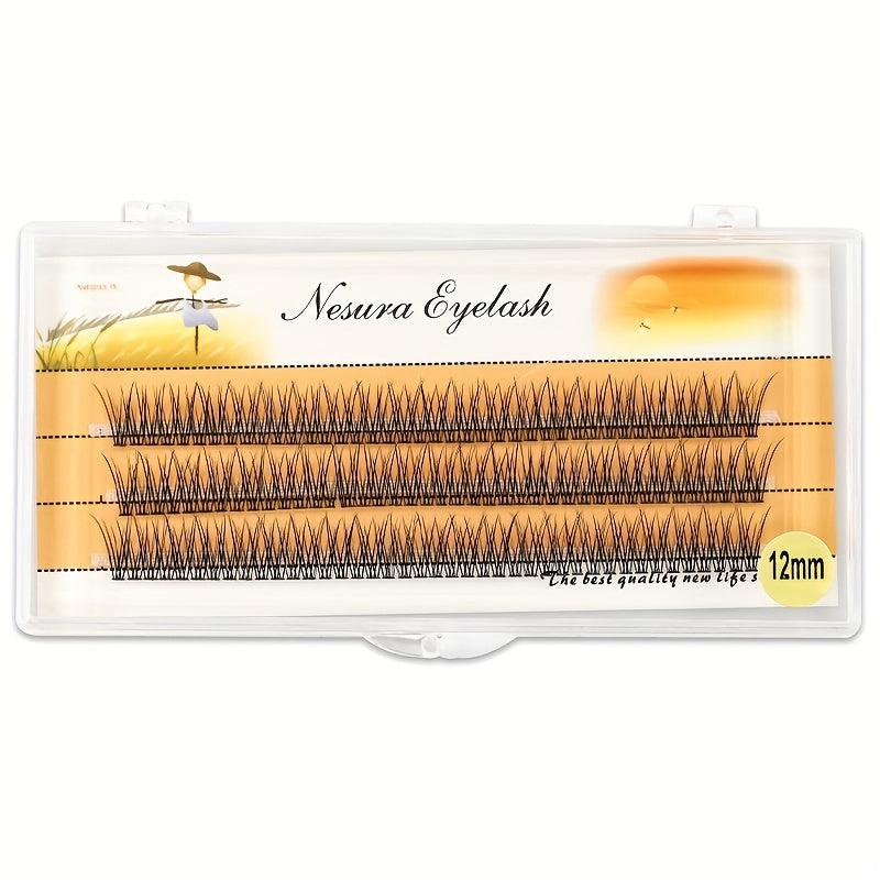 C Curling Fishtail False Eyelashes 0.07mm Thickness