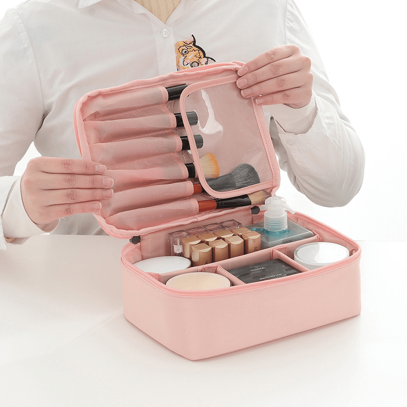 Large Capacity Cosmetic Toiletry Bag for Travel