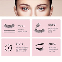 10 Pairs D Curling Thick False Eyelashes for Dating
