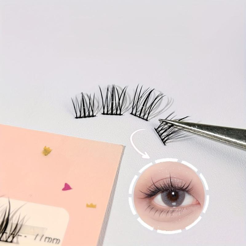 Sunflower Slim False Eyelashes, Natural Segmented Fishtail Little Devil Style