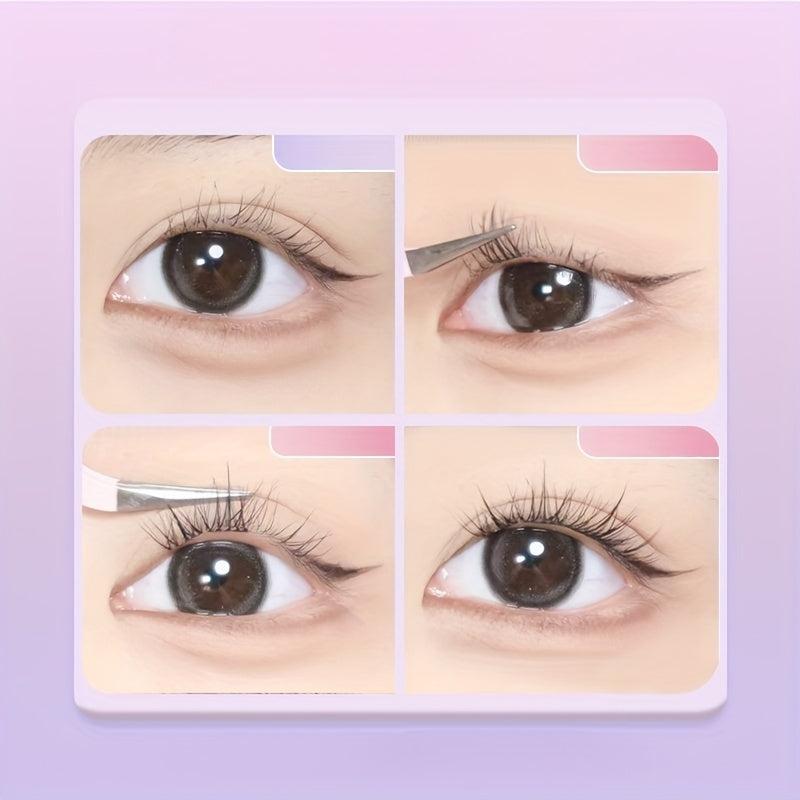 Sunflower Slim False Eyelashes, Natural Segmented Fishtail Little Devil Style