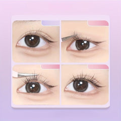 Sunflower Slim False Eyelashes, Natural Segmented Fishtail Little Devil Style