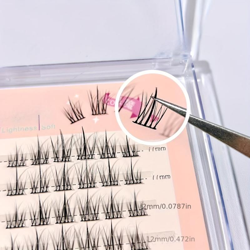 Sunflower Slim False Eyelashes, Natural Segmented Fishtail Little Devil Style