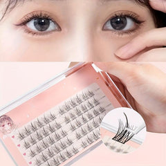 Sunflower Slim False Eyelashes, Natural Segmented Fishtail Little Devil Style