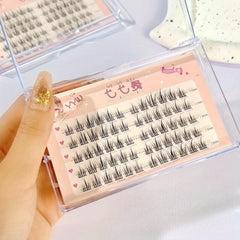 Sunflower Slim False Eyelashes, Natural Segmented Fishtail Little Devil Style