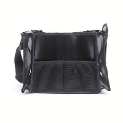 Large Capacity Crew Makeup Bag Mesh Portable Makeup Brush Storage Bag