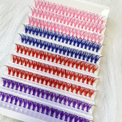 10 14mm Clusters Lashes 30D 200pcs Faux Mink False Eyelashes
