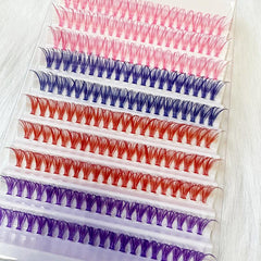 10 14mm Clusters Lashes 30D 200pcs Faux Mink False Eyelashes