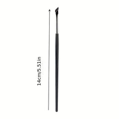 Angled Eyeliner Brush Sickle Shape Eyebrow Brush