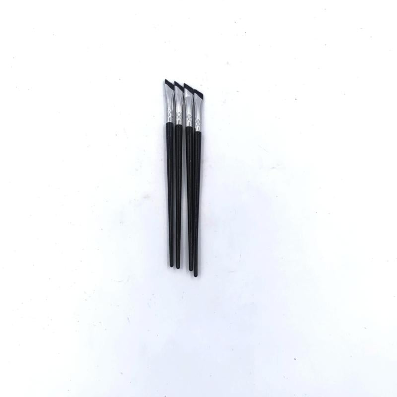 Angled Eyeliner Brush Sickle Shape Eyebrow Brush
