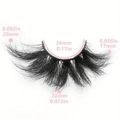 Mikiwi Fluffy Volume Mink Eyelashes 5D Mink Lashes Bulk