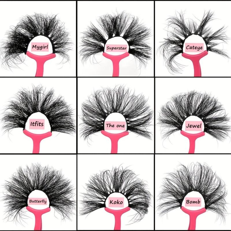 Mikiwi Fluffy Volume Mink Eyelashes 5D Mink Lashes Bulk
