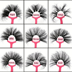 Mikiwi Fluffy Volume Mink Eyelashes 5D Mink Lashes Bulk